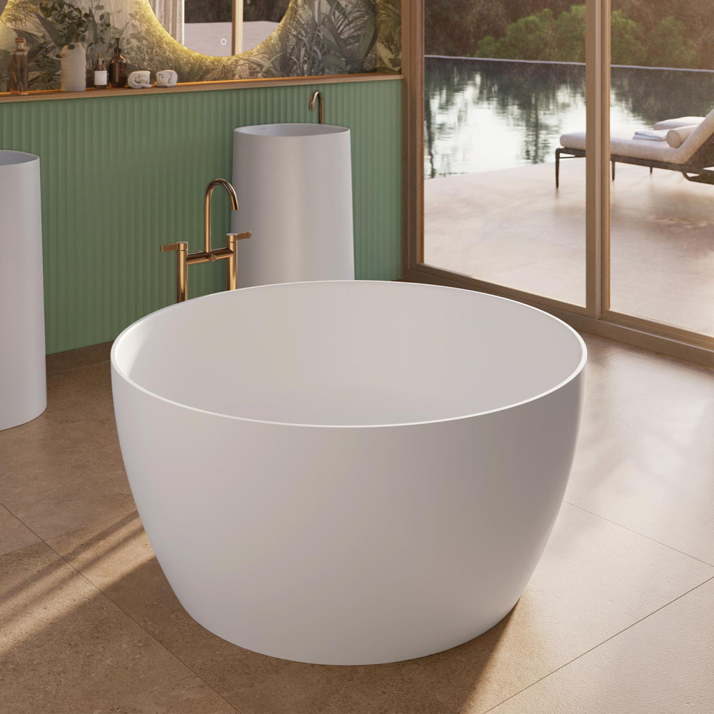 Round bathtub discount