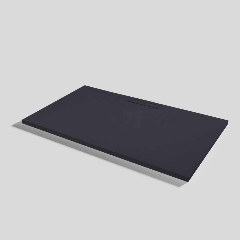 Receveur de douche Kos Slate Negro Rectangulaire 140x80