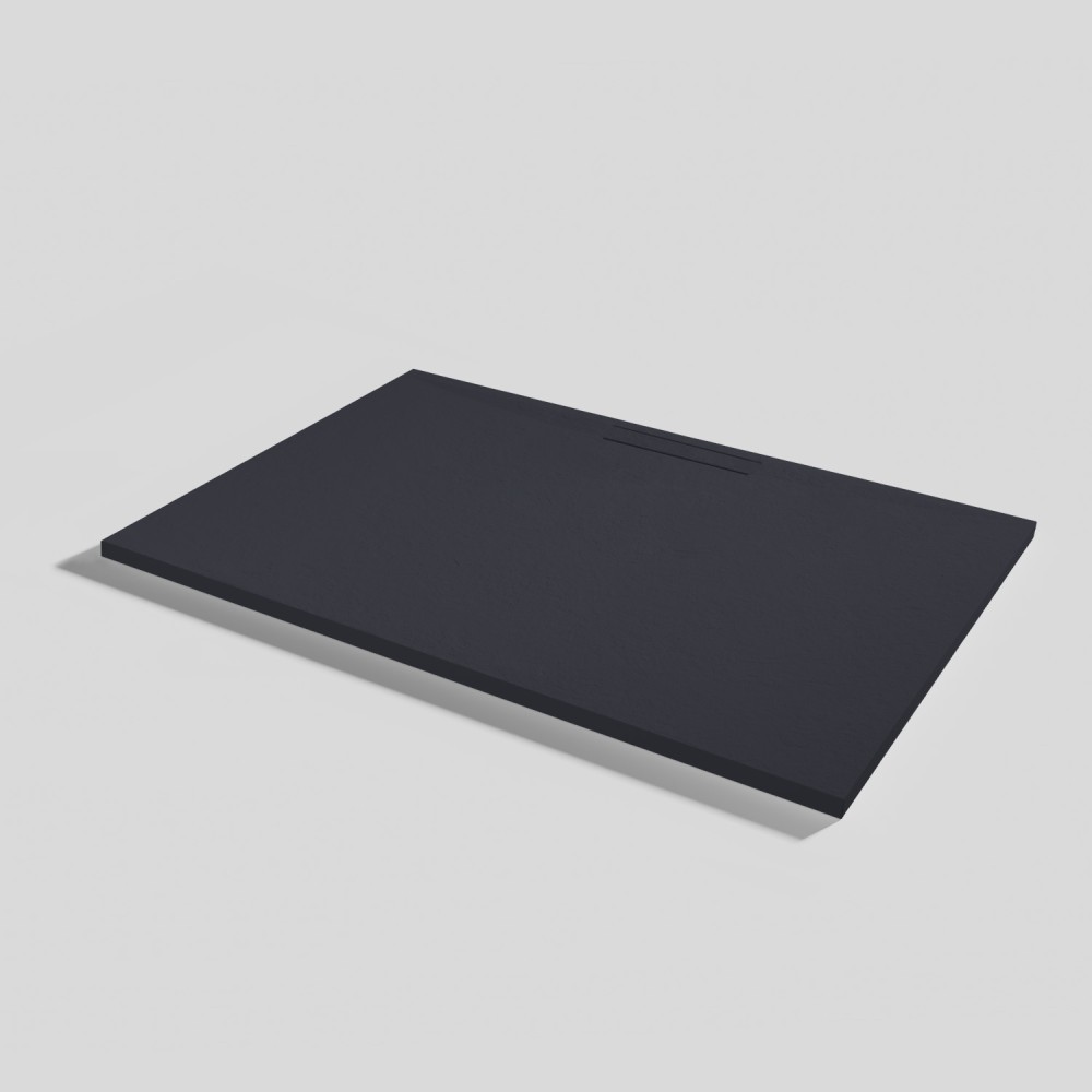 Duschwanne Kos Slate Negro Rechteckig 140x90