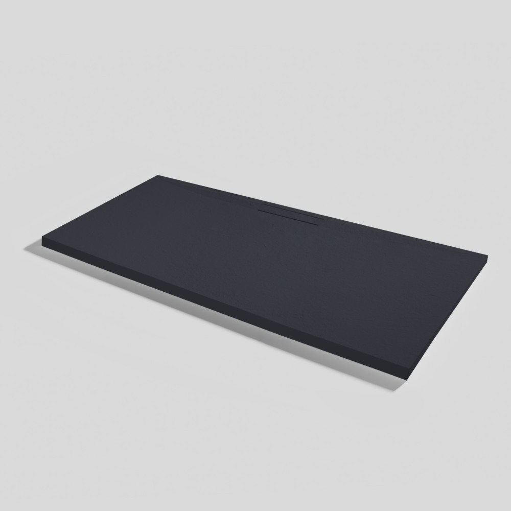 Duschwanne Kos Slate Negro Rechteckig 160x80