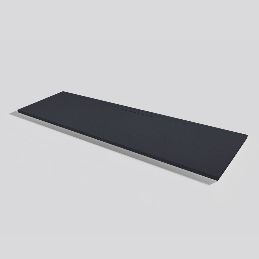 Receveur de douche Kos Slate Negro Rectangulaire 200x70