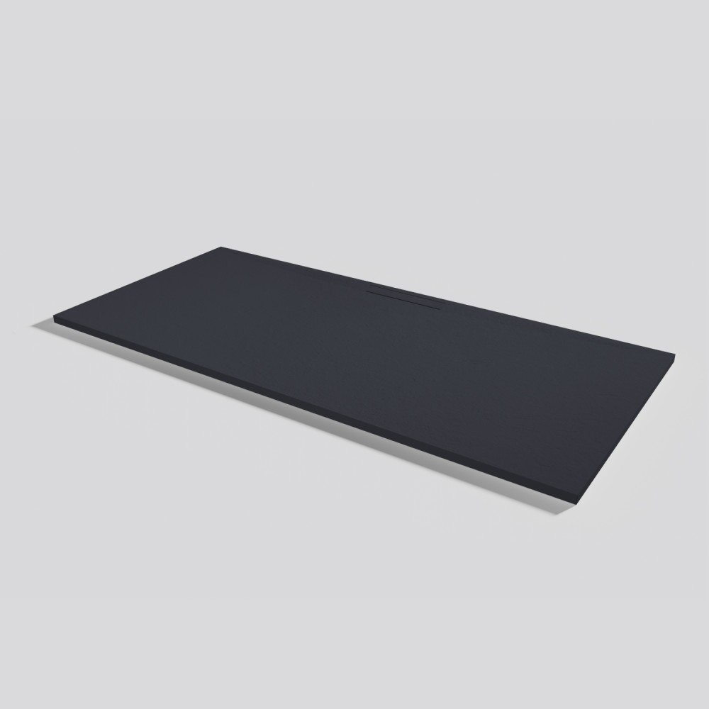 Receveur de douche Kos Slate Negro Rectangulaire 200x90