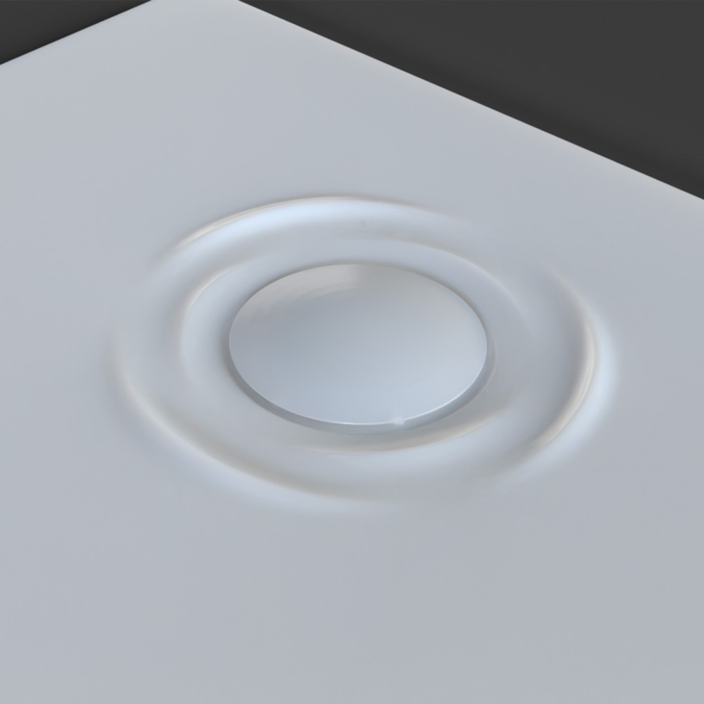 Plato de ducha Acqua Zero Cemento prostokątny 180x80