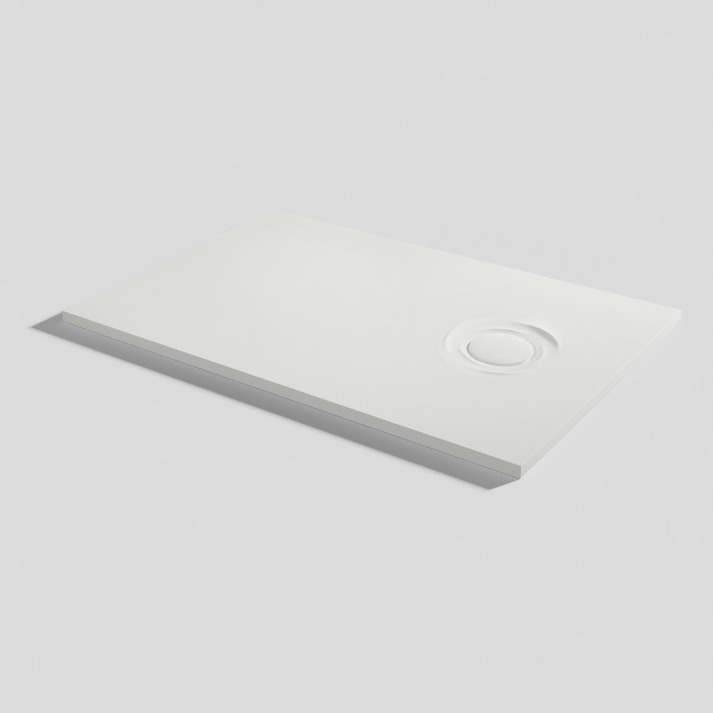 Plato de ducha Acqua Zero Negro prostokątny 120x80