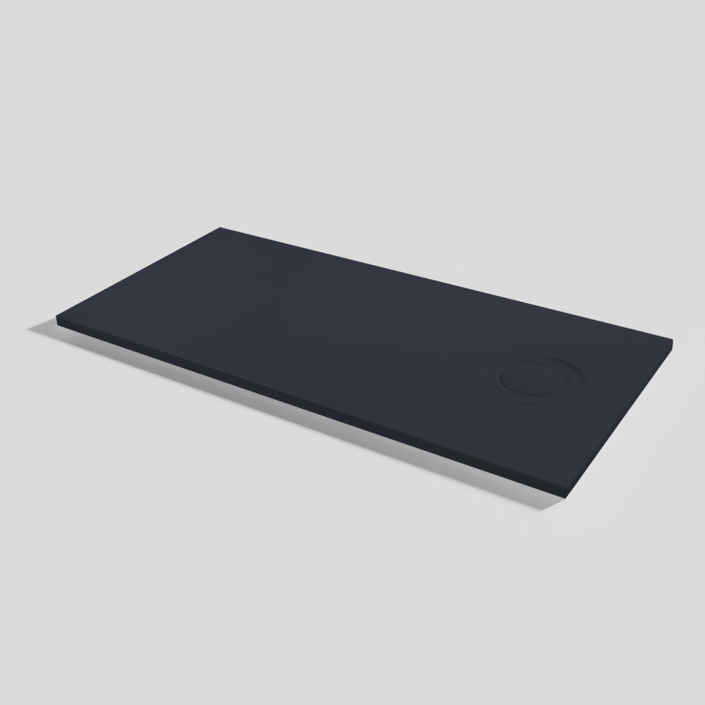 Acqua Zero Shower tray Negro Rectangular 160x80
