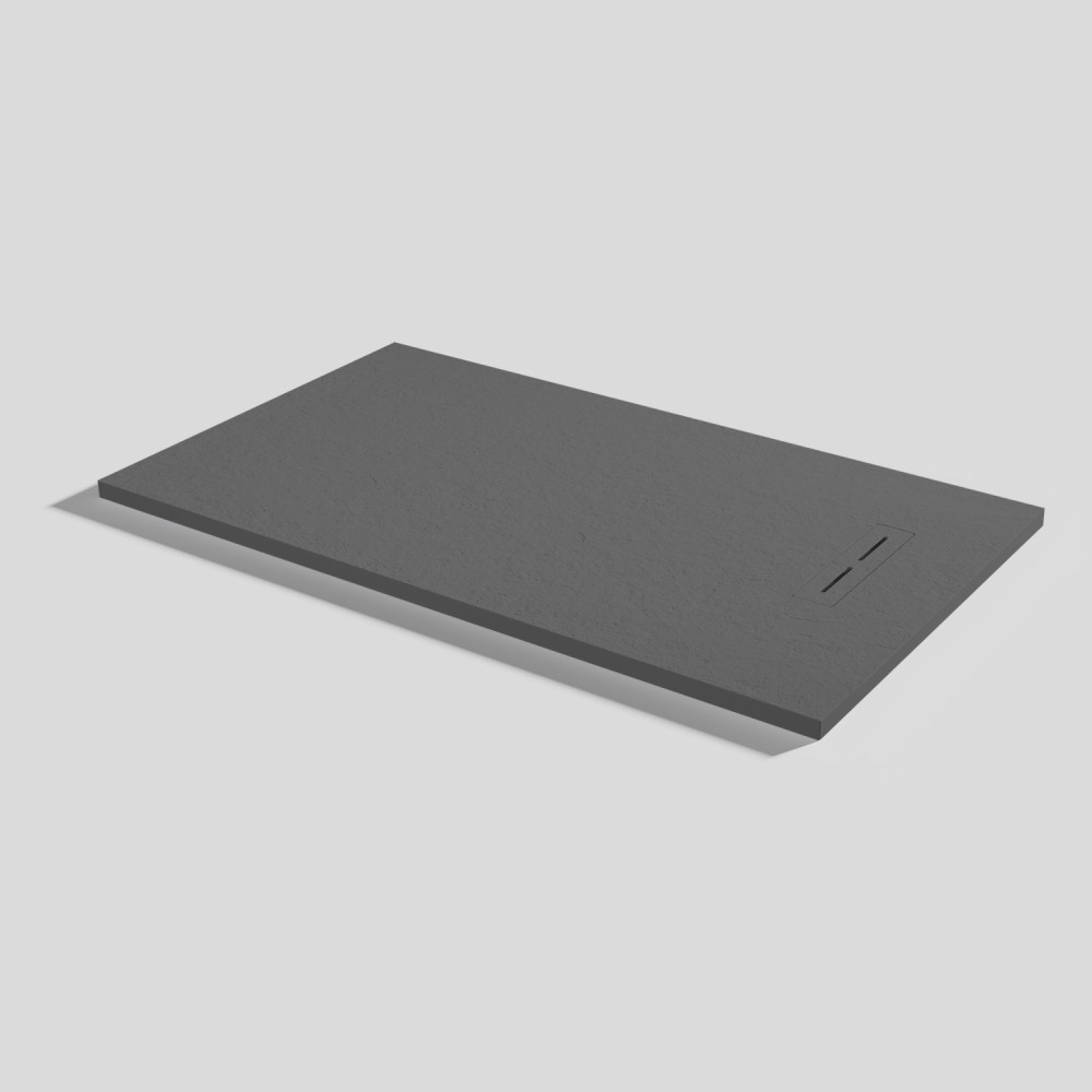 Shower tray Alma Slate Acier Rectangular 120x70