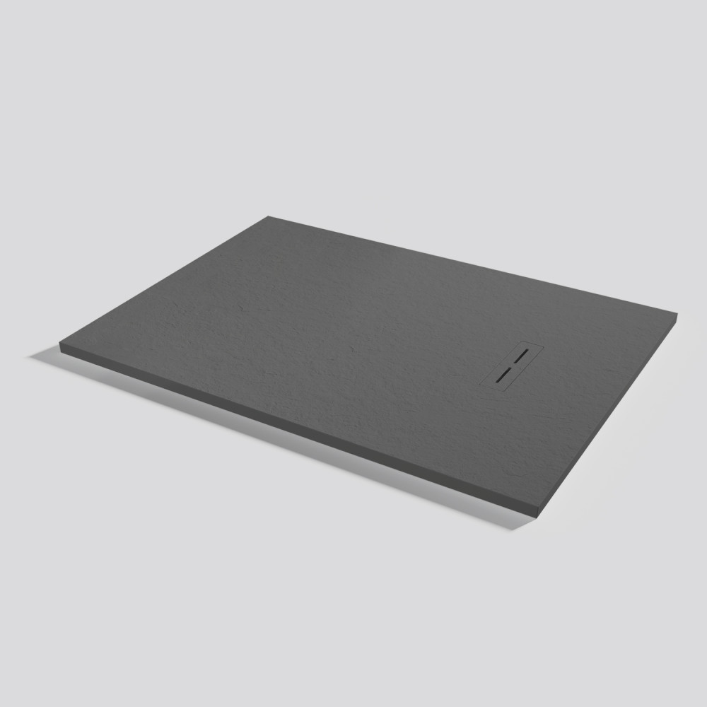 Shower tray Alma Slate Acier Rectangular 140x100