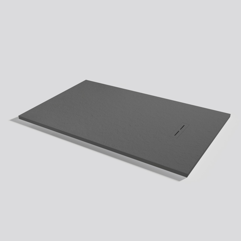 Shower tray Alma Slate Acier Rectangular 160x100