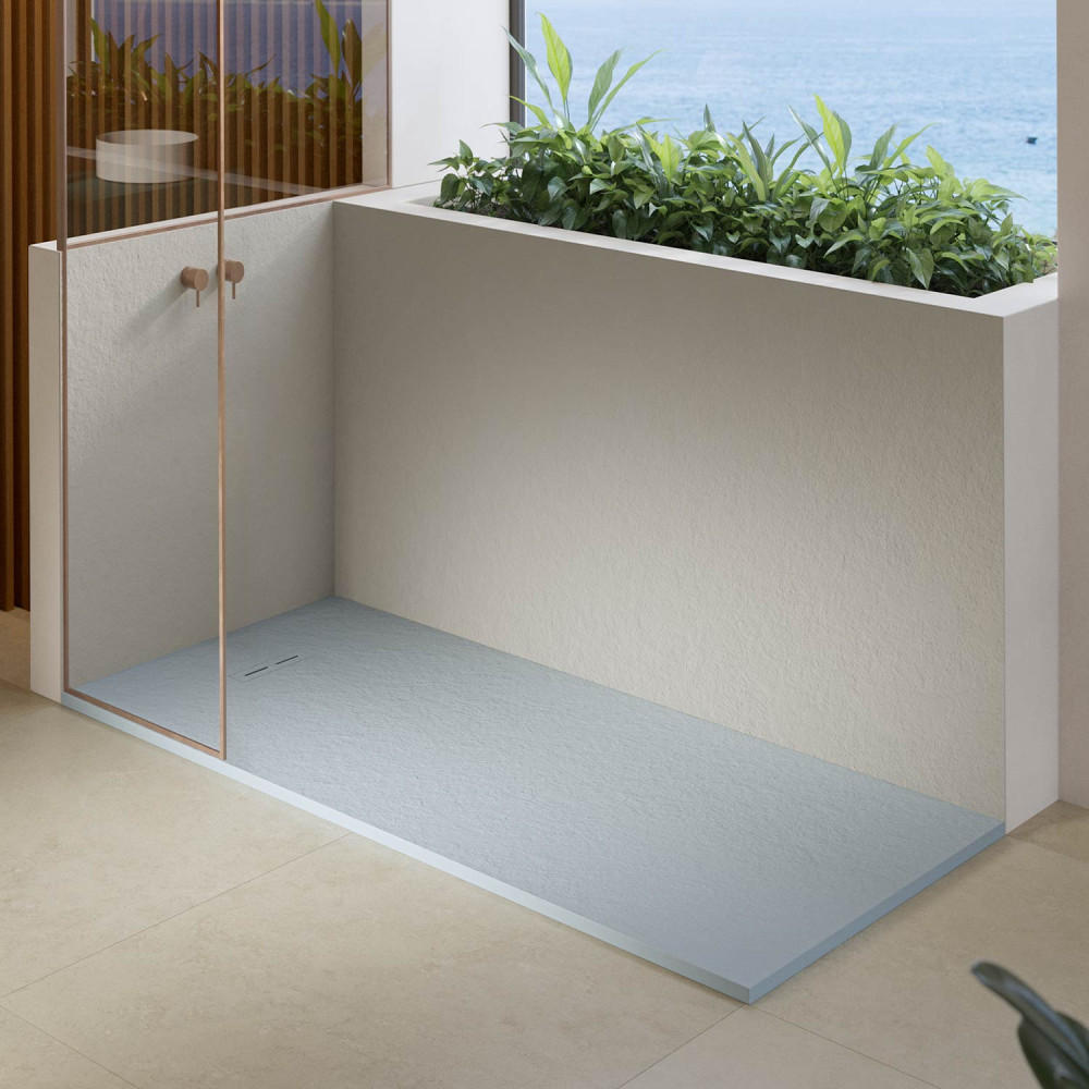 Plato de ducha Alma Slate Moka Rectangular 100x70