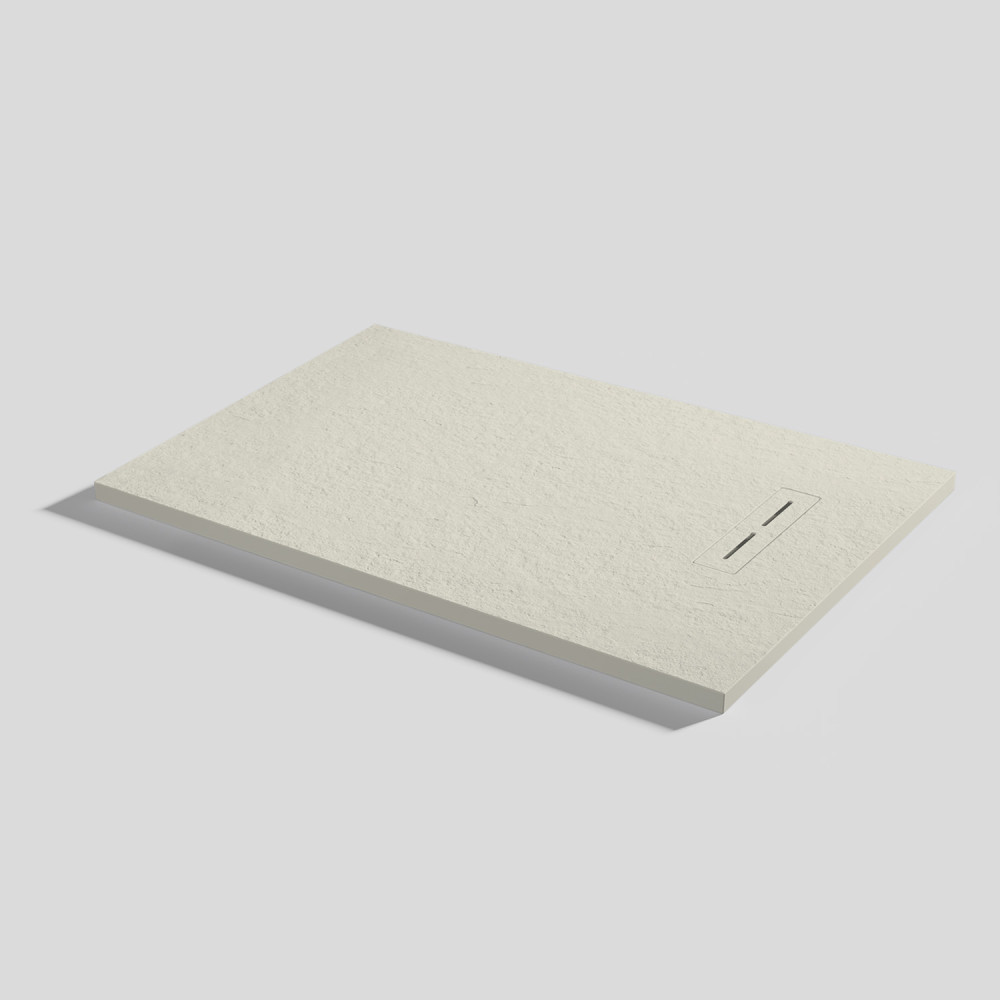 Piatto doccia Alma Slate Beige Rettangolare 100x70