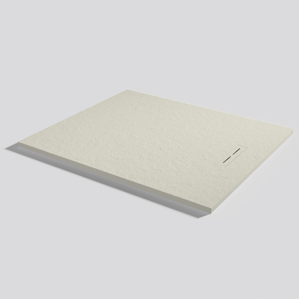 Plato de ducha Alma Slate Beige Rectangular 120x100