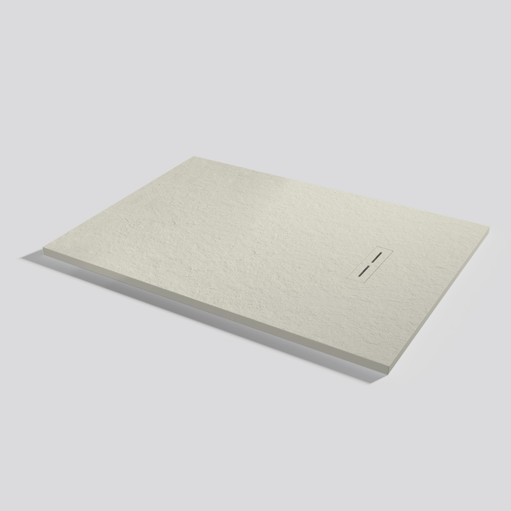 Plato de ducha Alma Slate Beige Rectangular 140x100
