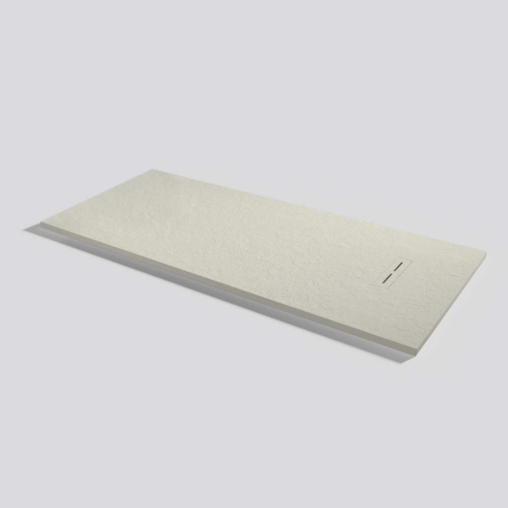 Piatto doccia Alma Slate Beige Rettangolare 180x80