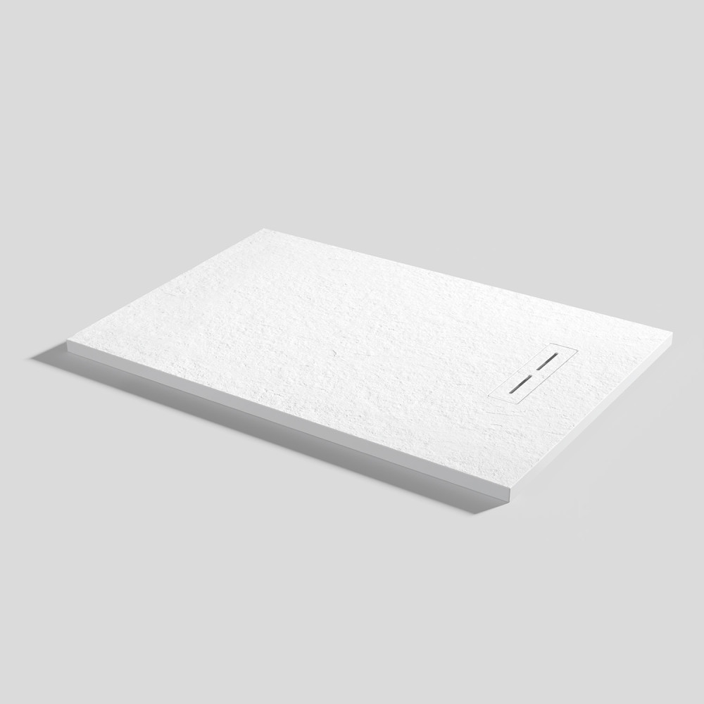 Plato de ducha Alma Slate Blanco Rectangular 100x70