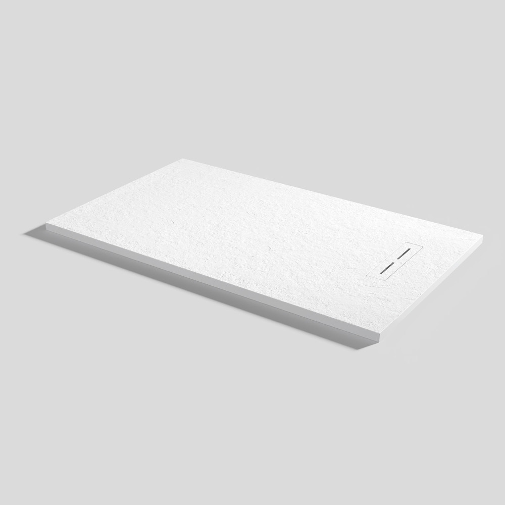 Plato de ducha Alma Slate Blanco Rectangular 120x70