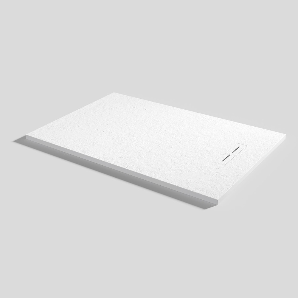 Plato de ducha Alma Slate Blanco Rectangular 120x80