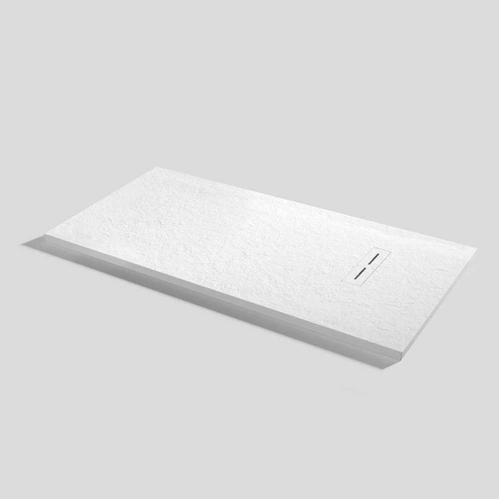 Plato de ducha Alma Slate Blanco Rectangular 140x70