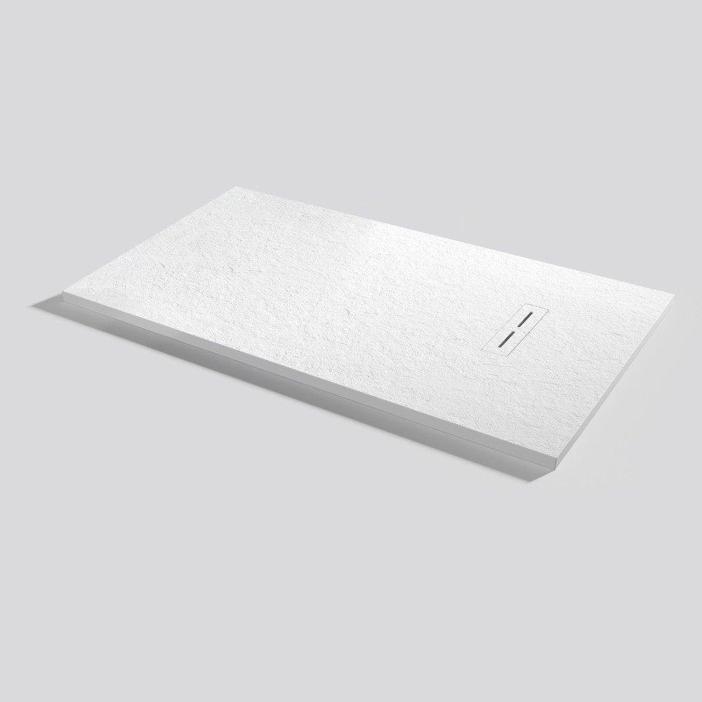 Plato de ducha Alma Slate Blanco Rectangular 140x80