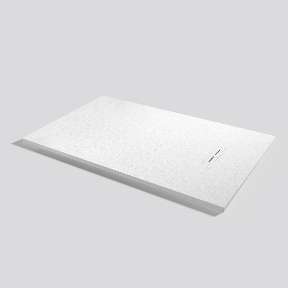 Plato de ducha Alma Slate Blanco Rectangular 160x100