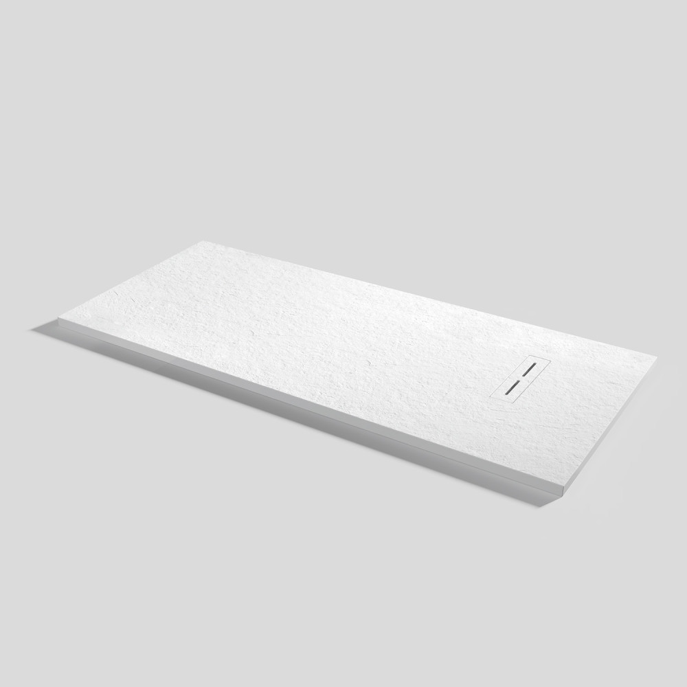 Plato de ducha Alma Slate Blanco Rectangular 160x70