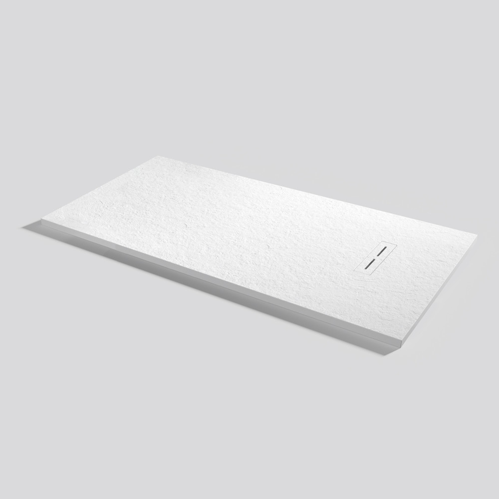 Shower tray Alma Slate Blanco Rectangular 160x80