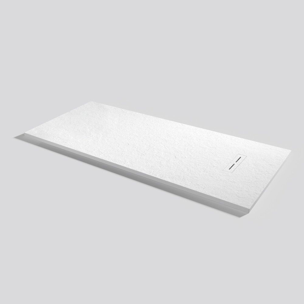 Shower tray Alma Slate Blanco Rectangular 180x80