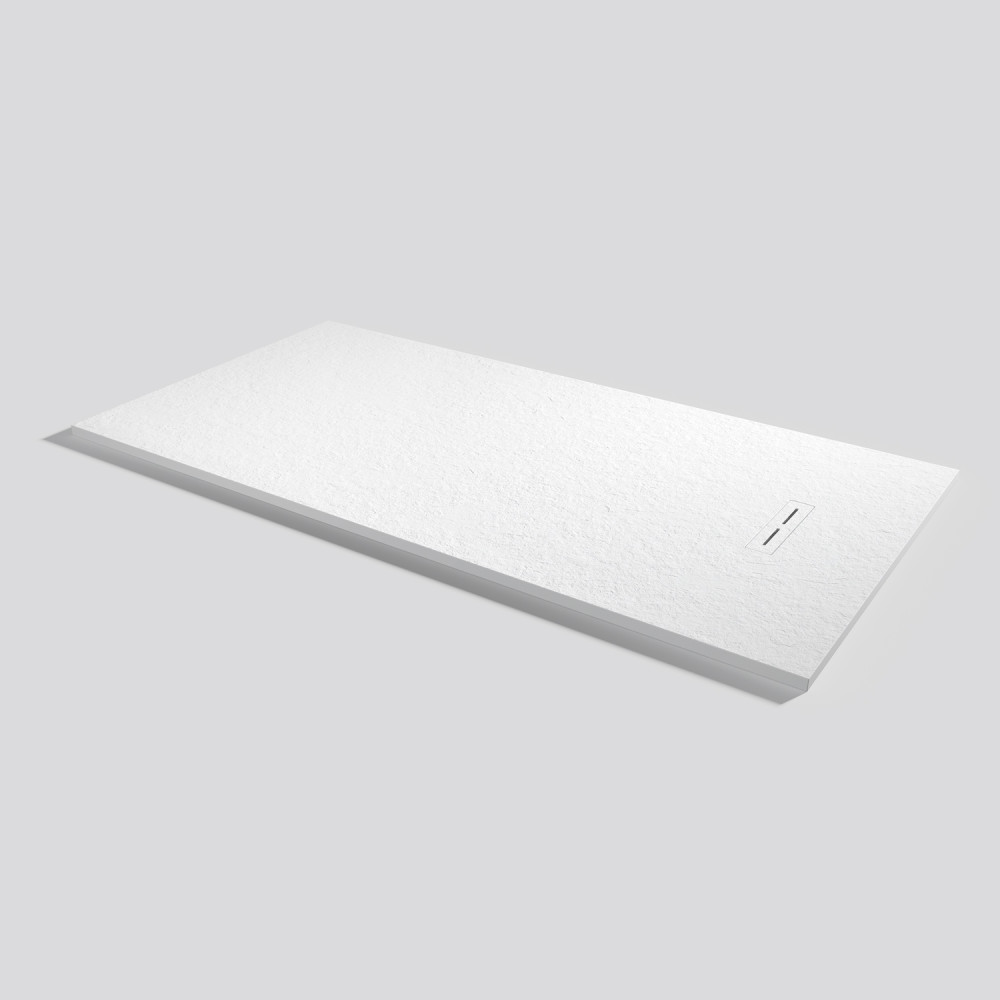 Plato de ducha Alma Slate Blanco Rectangular 200x100