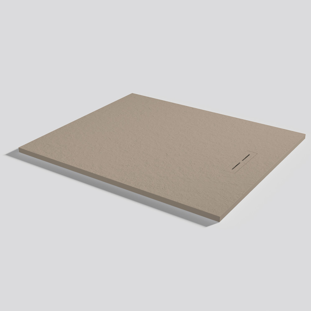 Duschwanne Alma Slate Capuccino Rechteckig 120x100