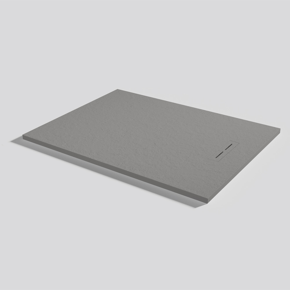 Piatto doccia Alma Slate Cemento Rettangolare 120x90