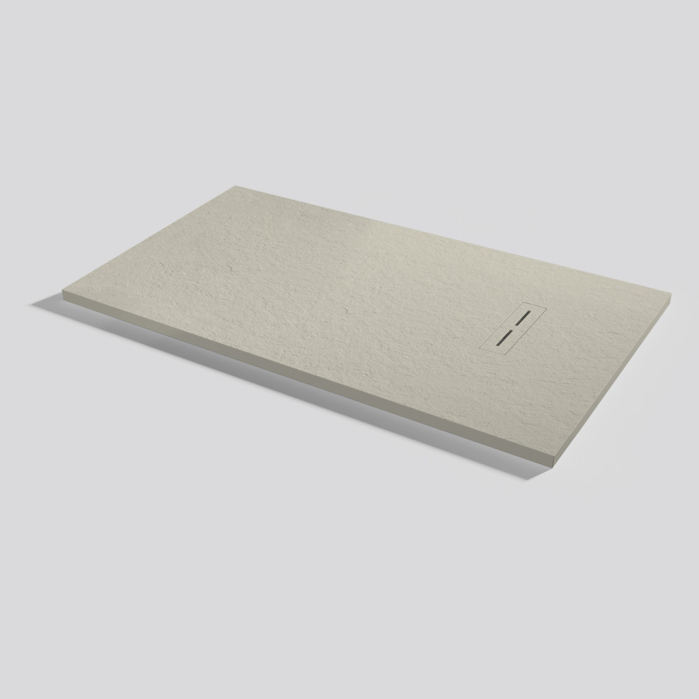 Piatto doccia Alma Slate Crema Rettangolare 140x80