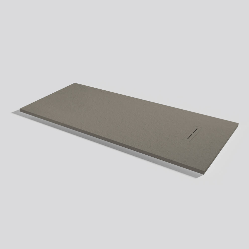 Piatto doccia Alma Slate Fango Rettangolare 180x80