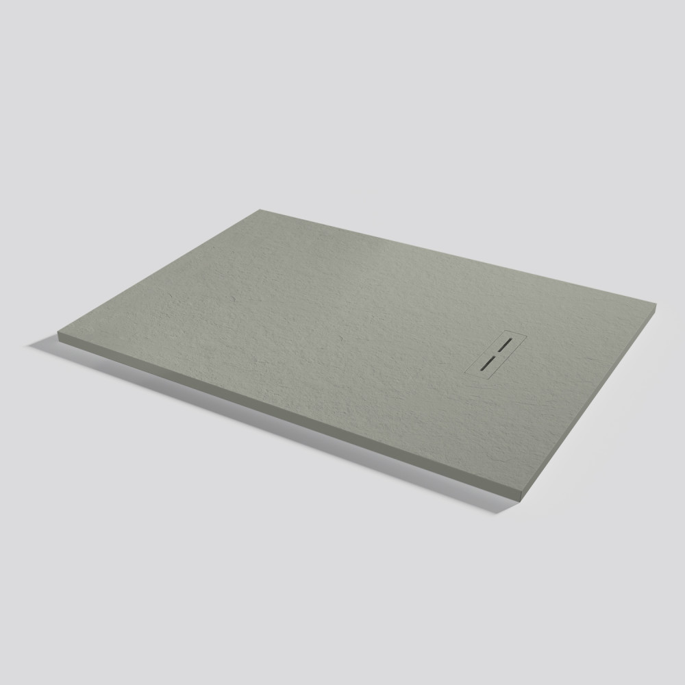 Plato de ducha Alma Slate Grey Rectangular 140x100