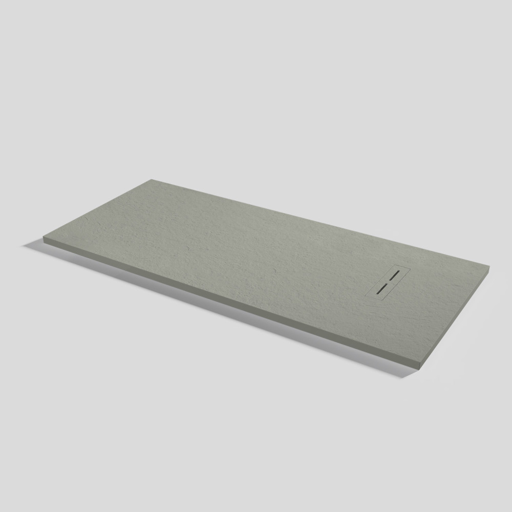 Plato de ducha Alma Slate Grey Rectangular 160x70