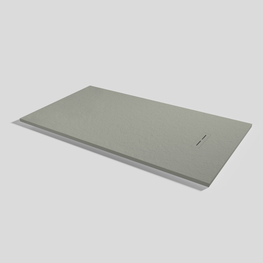Plato de ducha Alma Slate Grey Rectangular 180x100