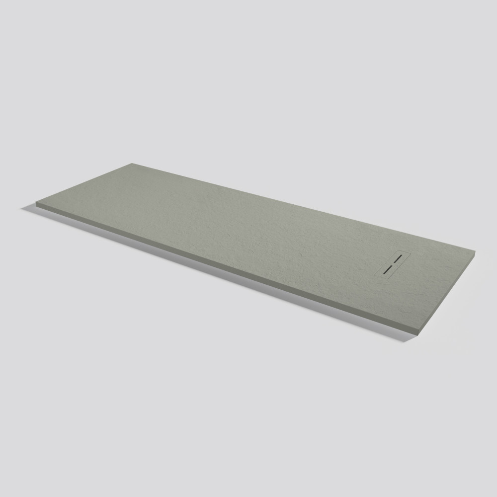 Shower tray Alma Slate Grey Rectangular 200x70
