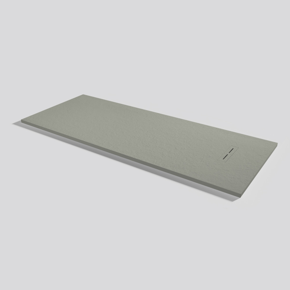 Plato de ducha Alma Slate Grey Rectangular 200x80