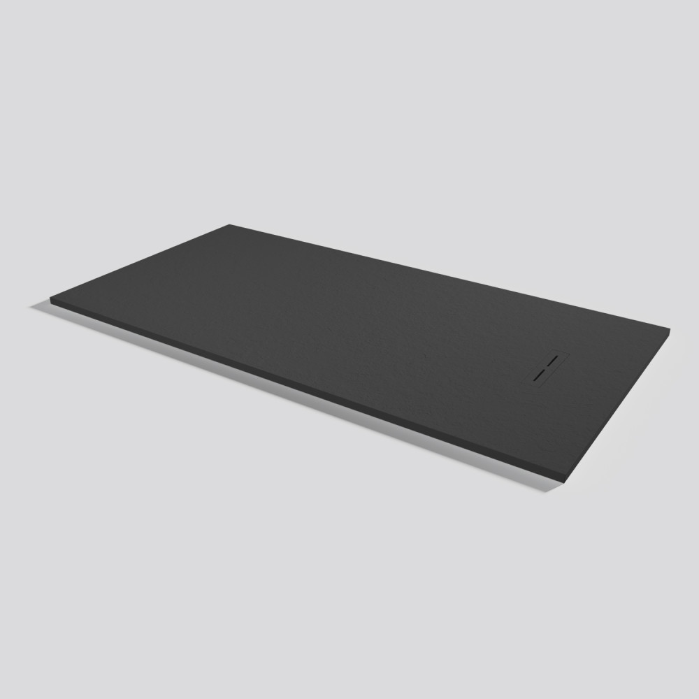 Plato de ducha Alma Slate Ink Rectangular 200x100