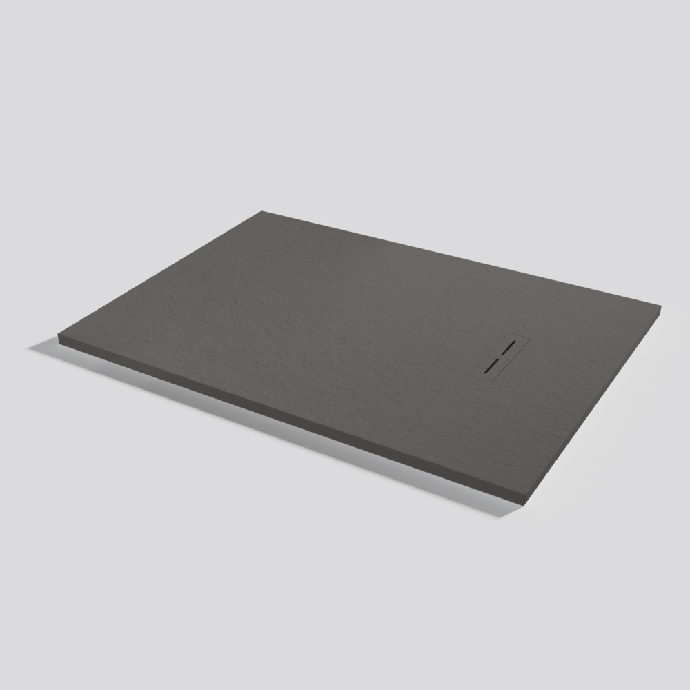 Duschwanne Alma Slate Lava Rechteckig 140x100