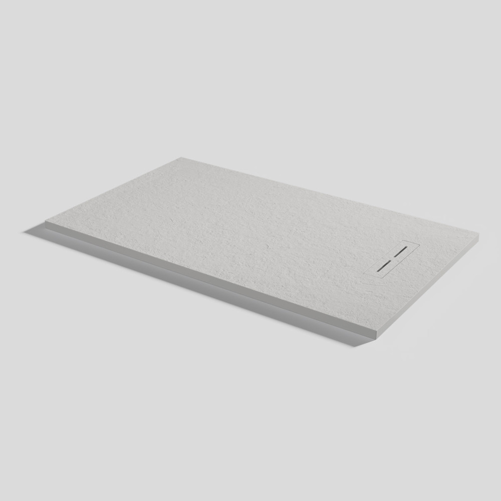 Plato de ducha Alma Slate Marfil Rectangular 120x70
