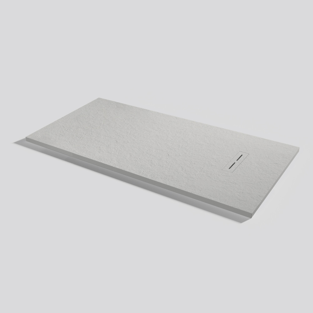 Plato de ducha Alma Slate Marfil Rectangular 160x80