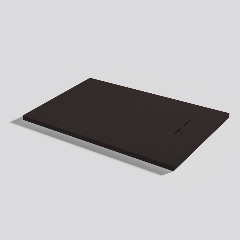Plato de ducha Alma Slate Moka Rectangular 100x70