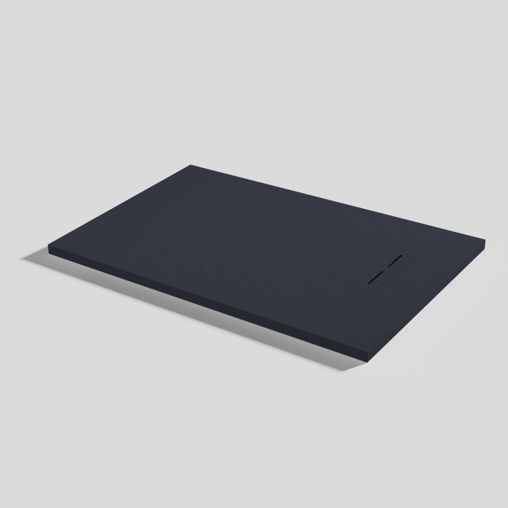 Duschwanne Alma Slate Negro Rechteckig 100x70