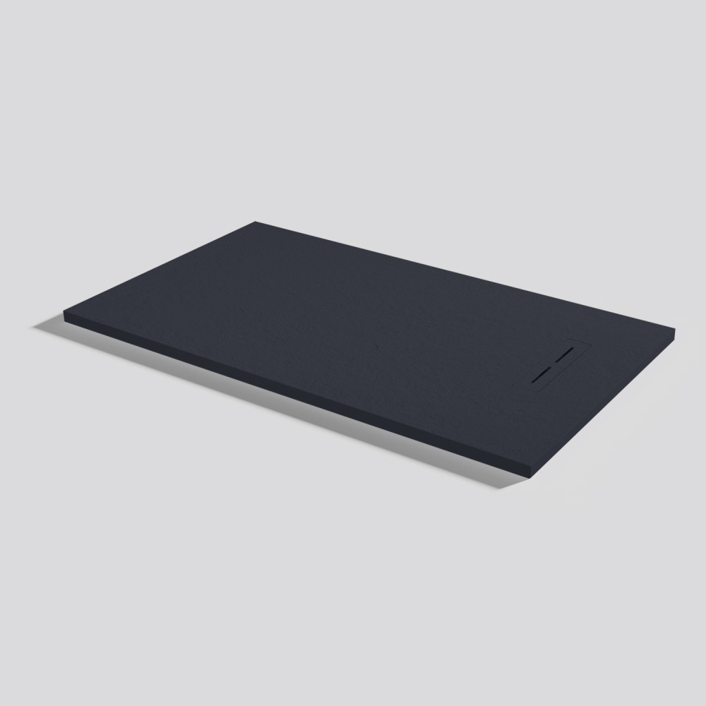 Receveur de douche Alma Slate Negro Rectangulaire 120x70