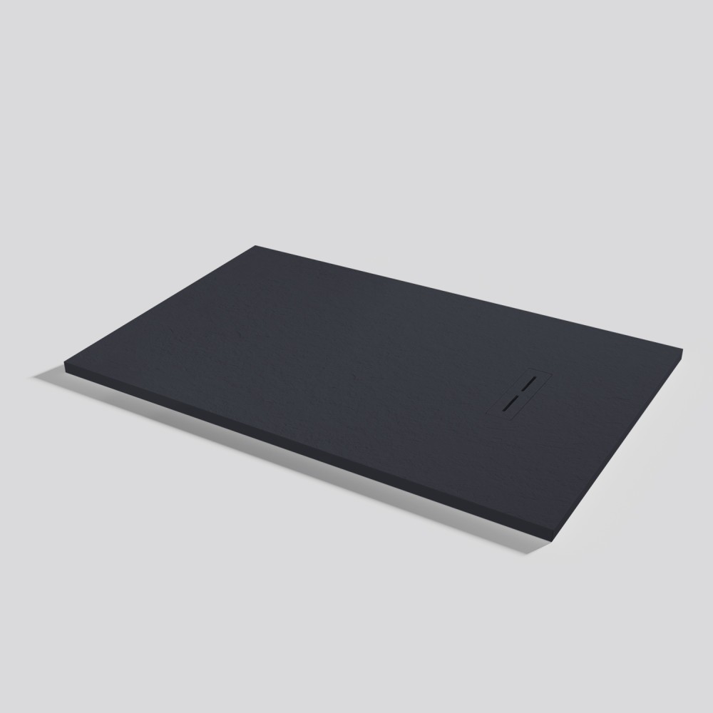 Duschwanne Alma Slate Negro Rechteckig 140x90