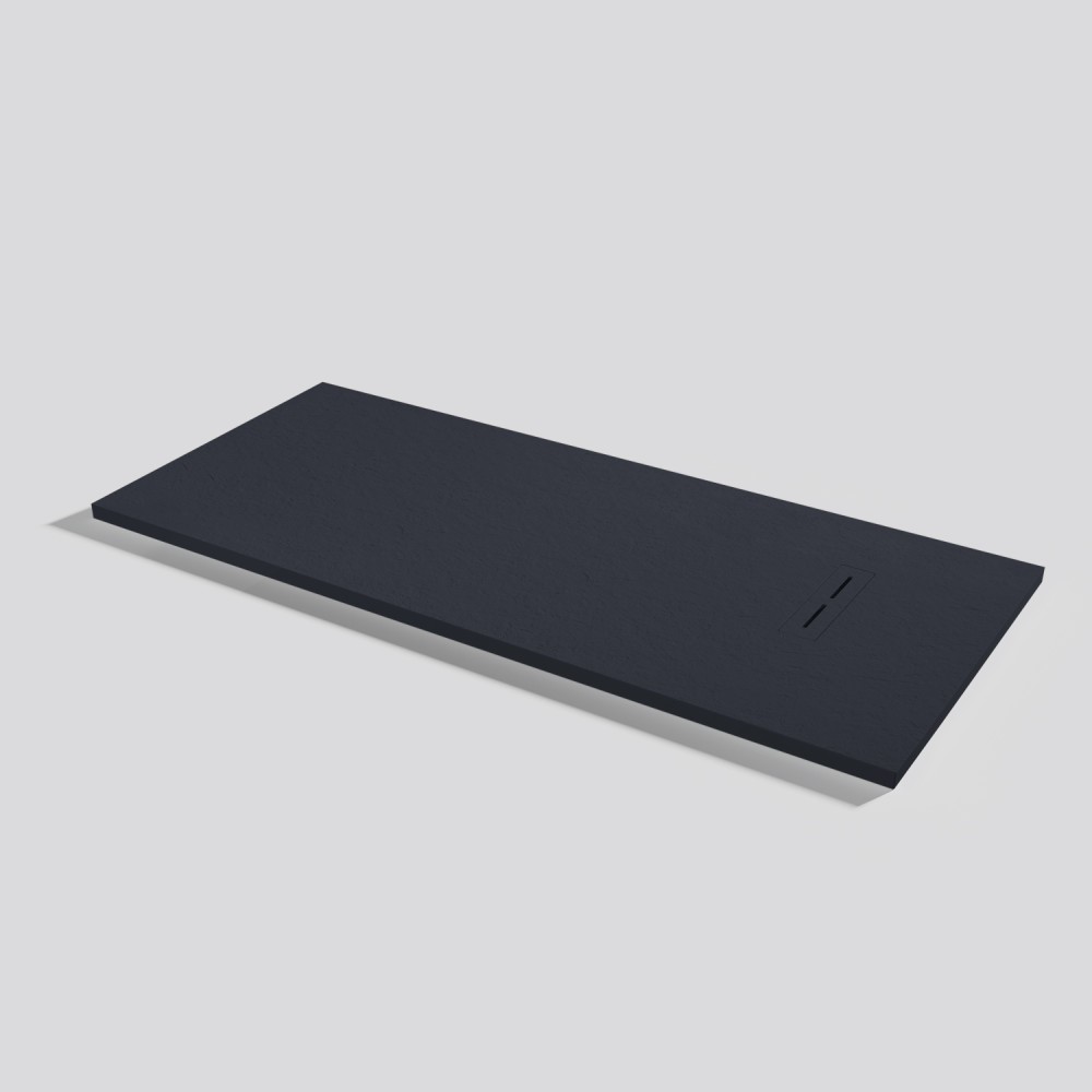 Piatto doccia Alma Slate Negro Rettangolare 160x70