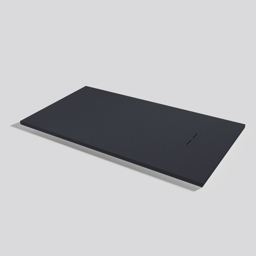 Duschwanne Alma Slate Negro Rechteckig 160x90