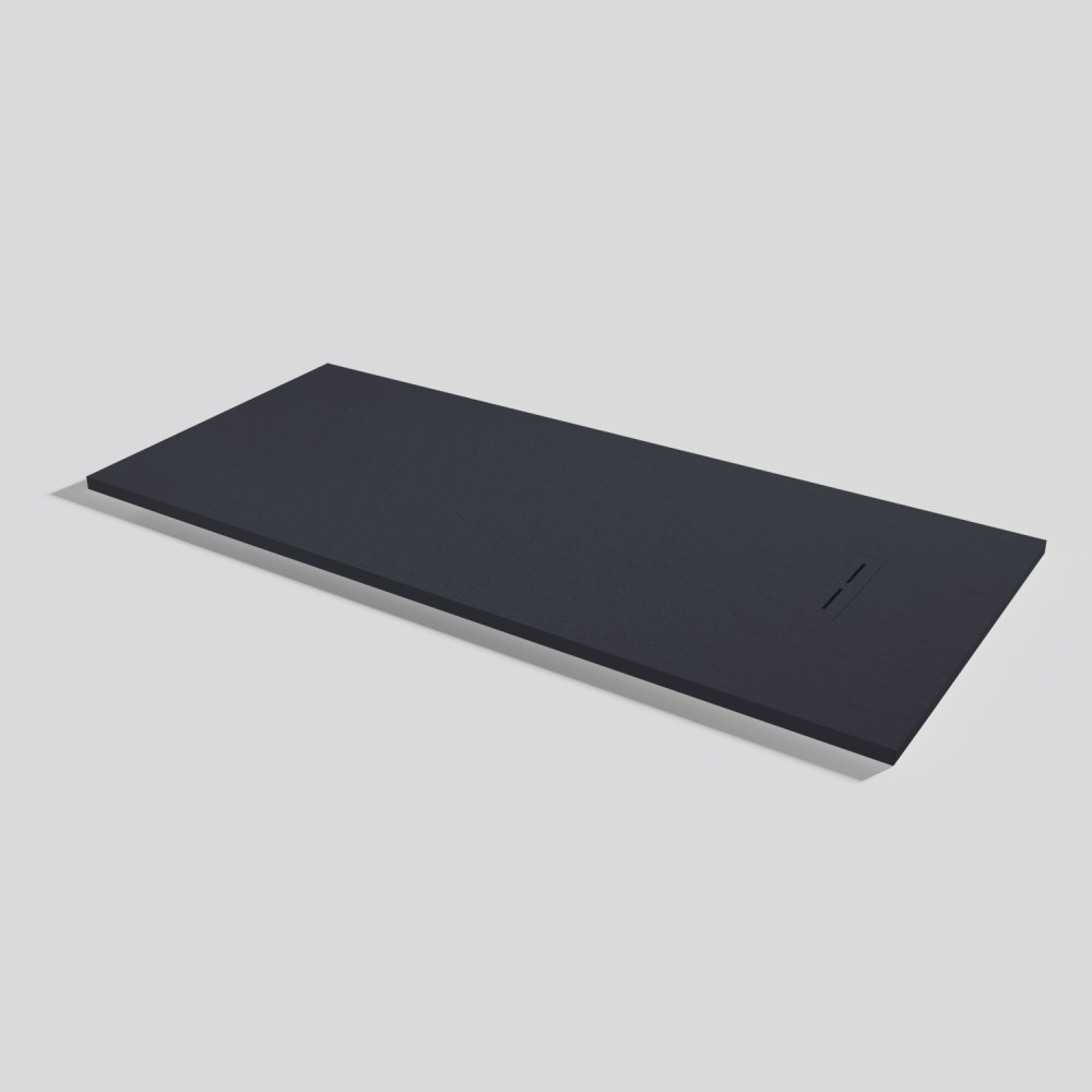 Duschwanne Alma Slate Negro Rechteckig 180x80