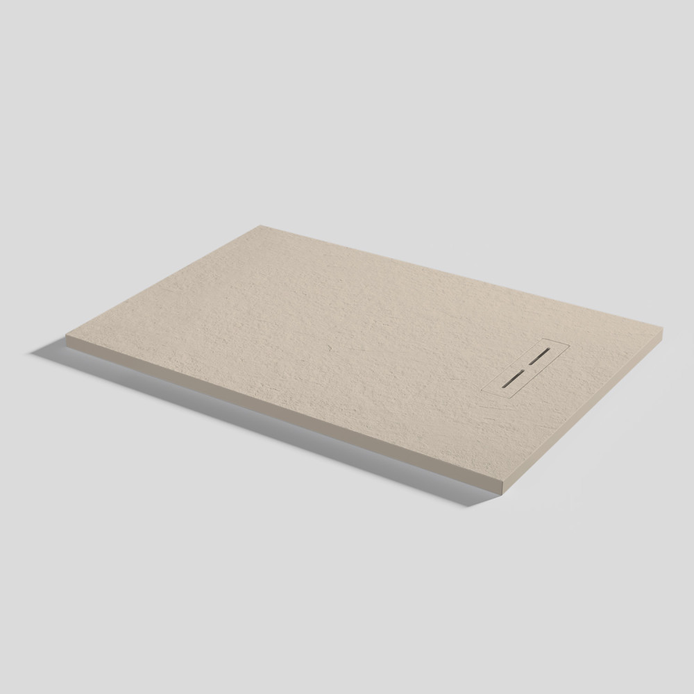 Plato de ducha Alma Slate Sand Rectangular 100x70