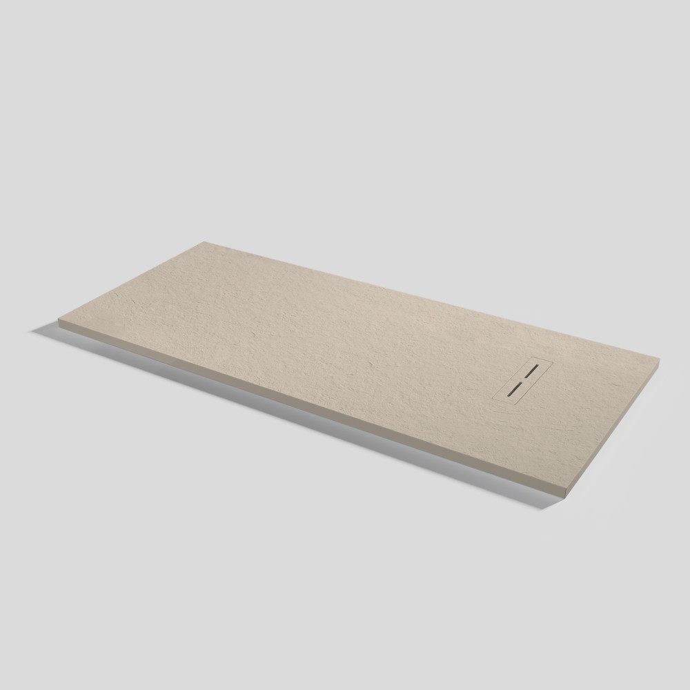 Shower tray Alma Slate Sand Rectangular 160x70
