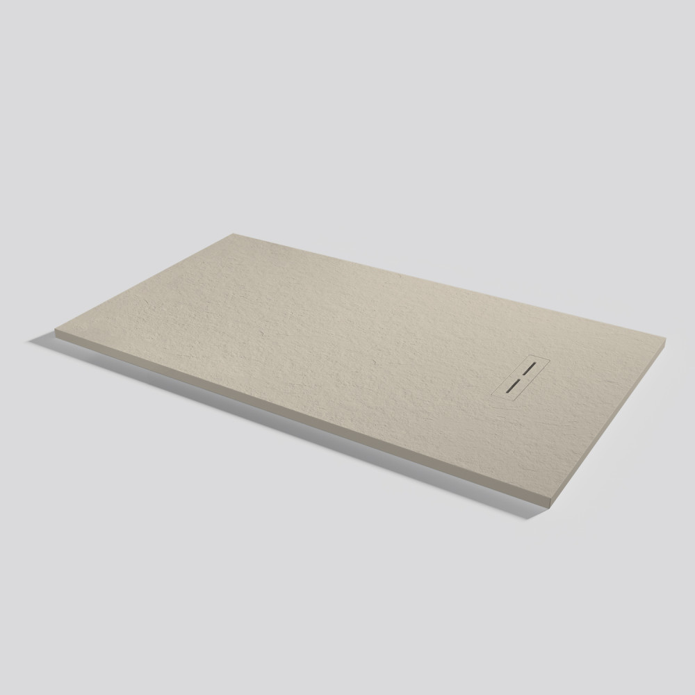 Plato de ducha Alma Slate Sand Rectangular 160x90